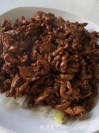 京酱肉丝的做法步骤：4