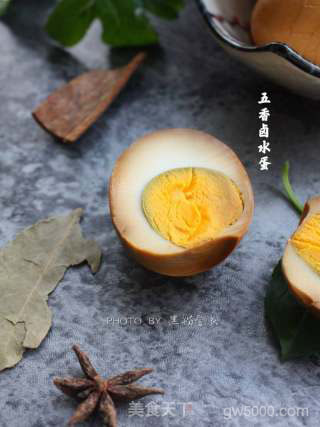 五香卤水蛋的做法步骤：9