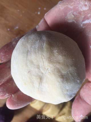 虎皮饽饽（紫薯电饼档版）的做法步骤：7