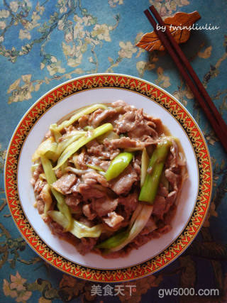 葱爆羊肉的做法步骤：7