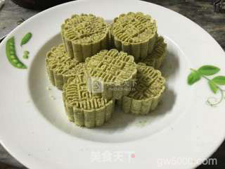 第一次做绿豆糕，味道不错！的做法步骤：4