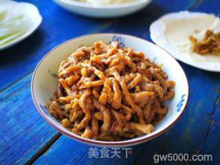 【烟台】京酱肉丝的做法步骤：11