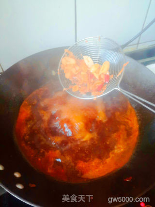 超好吃的川菜⇒水煮肉片（做法超级简单呦）的做法步骤：8