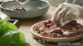 臻鲜·牙签牛肉的做法步骤：6
