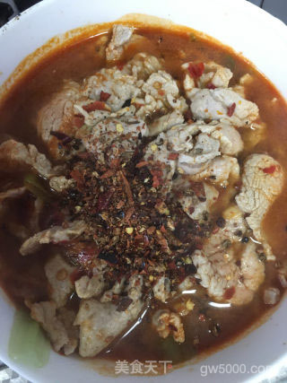 水煮肉片的做法步骤：10