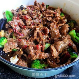 家常水煮牛肉的做法步骤：11