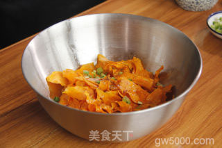 灯影苕片，红薯的高级吃法的做法步骤：5