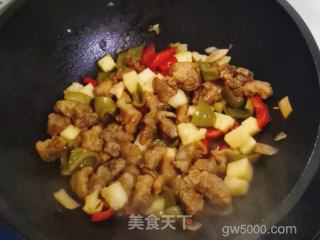 菠萝咕咾肉的做法步骤：10