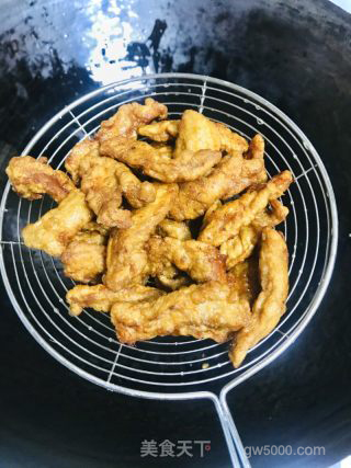 糖醋里脊的做法步骤：8