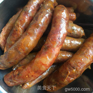 切片腊肠的做法步骤：4