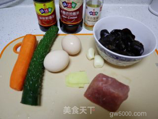 木须肉片的做法步骤：1