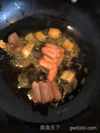 糯香干锅的做法步骤：2