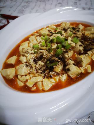麻婆豆腐的做法步骤：9
