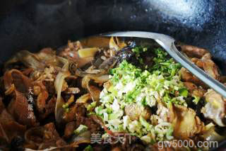 小鸡炖蘑菇的做法步骤：9