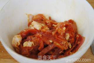 酸菜炒肉丝的做法步骤：3