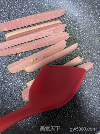 蜜汁烤冷面的做法步骤：3