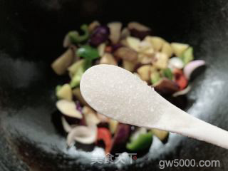 家常地三鲜的做法步骤：13
