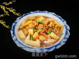 东北酸菜炖肉的做法步骤：9
