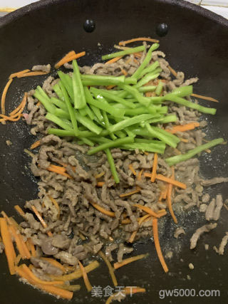 香辣肉丝的做法步骤：8