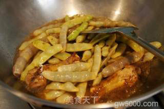 冻豆腐炖豆角的做法步骤：6