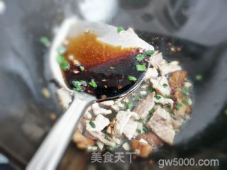 东北黄瓜干炒肉的做法步骤：6