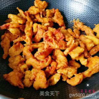 锅包肉（鸡肉版）的做法步骤：17