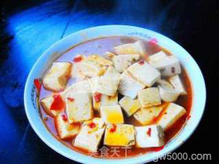 椒香红油豆腐的做法步骤：11