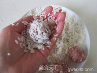 【湖北】珍珠丸子 的做法步骤：11