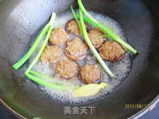 煎酿香菇肉丸的做法步骤：6
