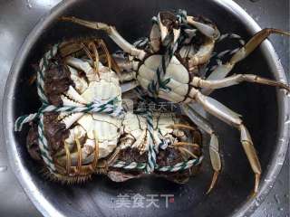 清蒸洪湖大闸蟹的做法步骤：1