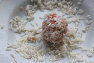 咱也走回小资路线---珍珠丸子的做法步骤：3