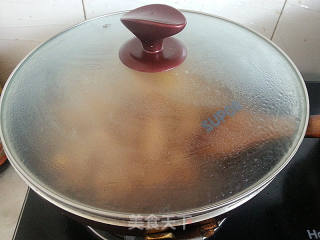 家庭制作板栗烧仔鸡的做法步骤：10