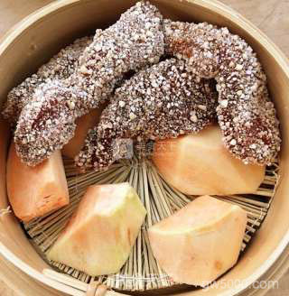 红薯米粉肉的做法步骤：10