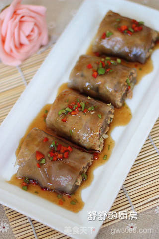 薯粉蒸肉的做法步骤：16