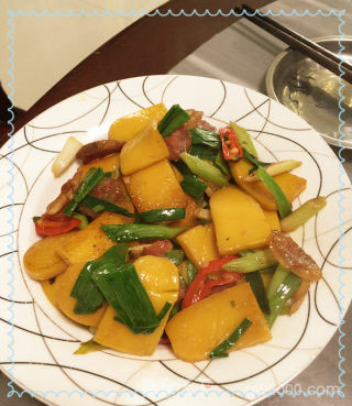 客家传统美食~黄元米果~的做法步骤：8