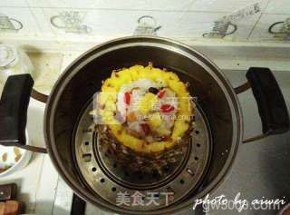 菠萝八宝饭的做法步骤：12