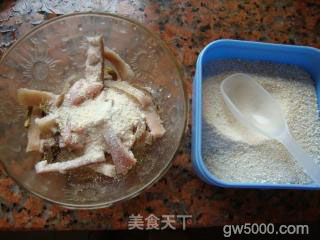 干豇豆米粉蒸肉的做法步骤：3