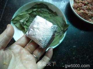 香烤荷叶肉丸--烤箱版的做法步骤：6