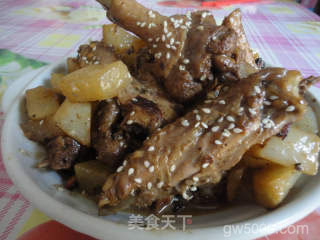 酱焖萝卜鸭的做法步骤：9