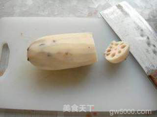 蜜汁蓝莓莲藕的做法步骤：4