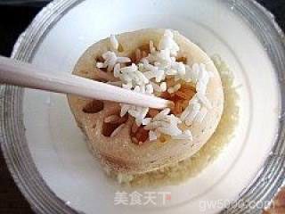 馋嘴小吃---枣香红糖糯米藕的做法步骤：5