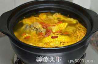 虫草干贝玉米汤的做法步骤：8