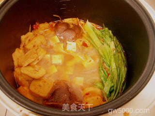黔式辣味豆腐锅的做法步骤：7