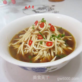 烫干丝的做法步骤：7