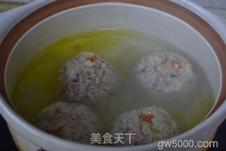 蟹黄狮子头的做法步骤：13