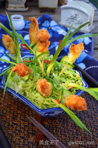 花一般的年宴菜  盆景桂花鱼的做法步骤：6