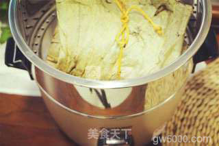 荷香蒸蟹饭的做法步骤：4