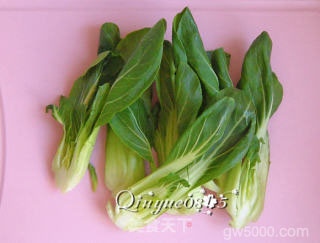 香菇油菜的做法步骤：5