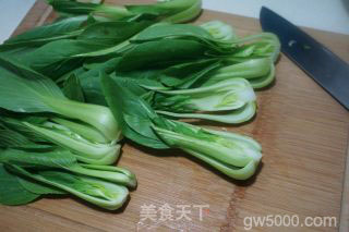【北京】香菇油菜的做法步骤：1