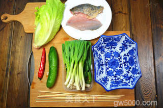 花一般的年宴菜  盆景桂花鱼的做法步骤：1
